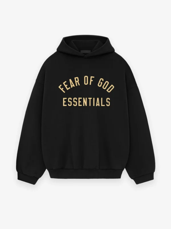 Fear Of God Essentials Black Fleece Hoodie