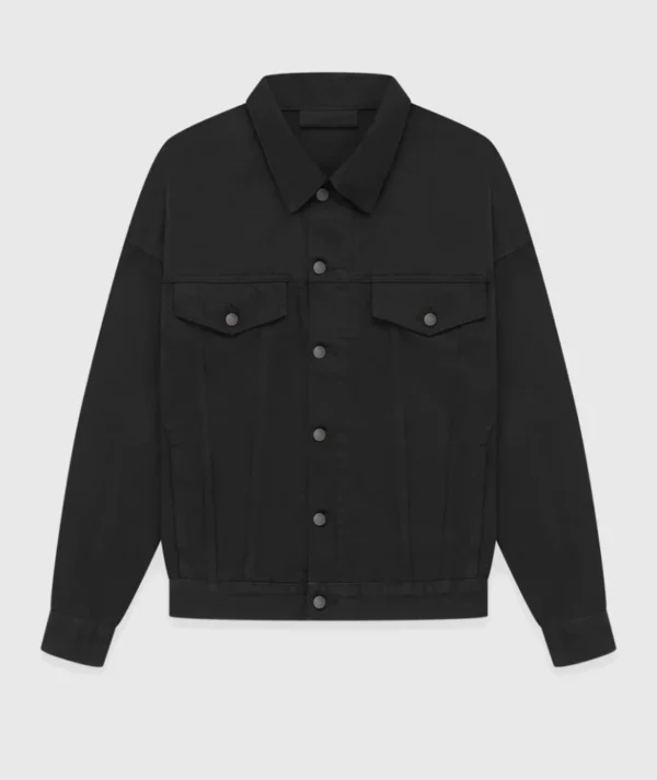 Essentials Fear of God Denim Jacke Jet Black