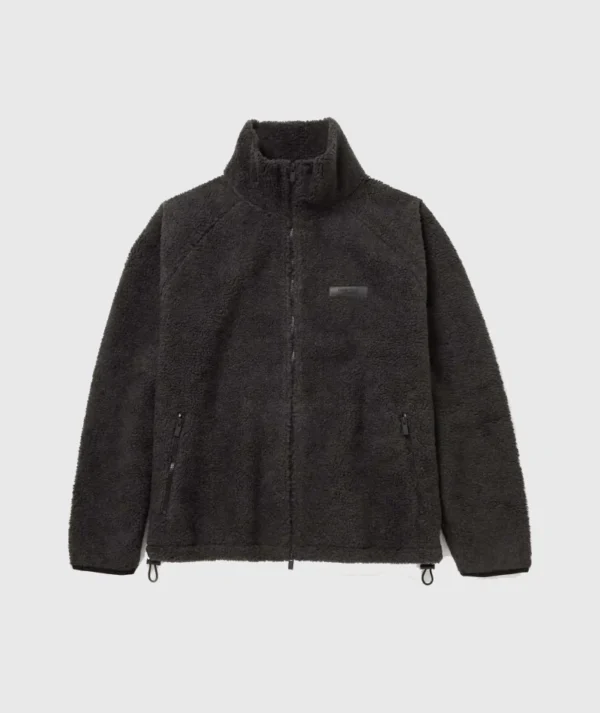 Essentials-Fear-of-God-Logo-Appliqued-Fleece-Jacket